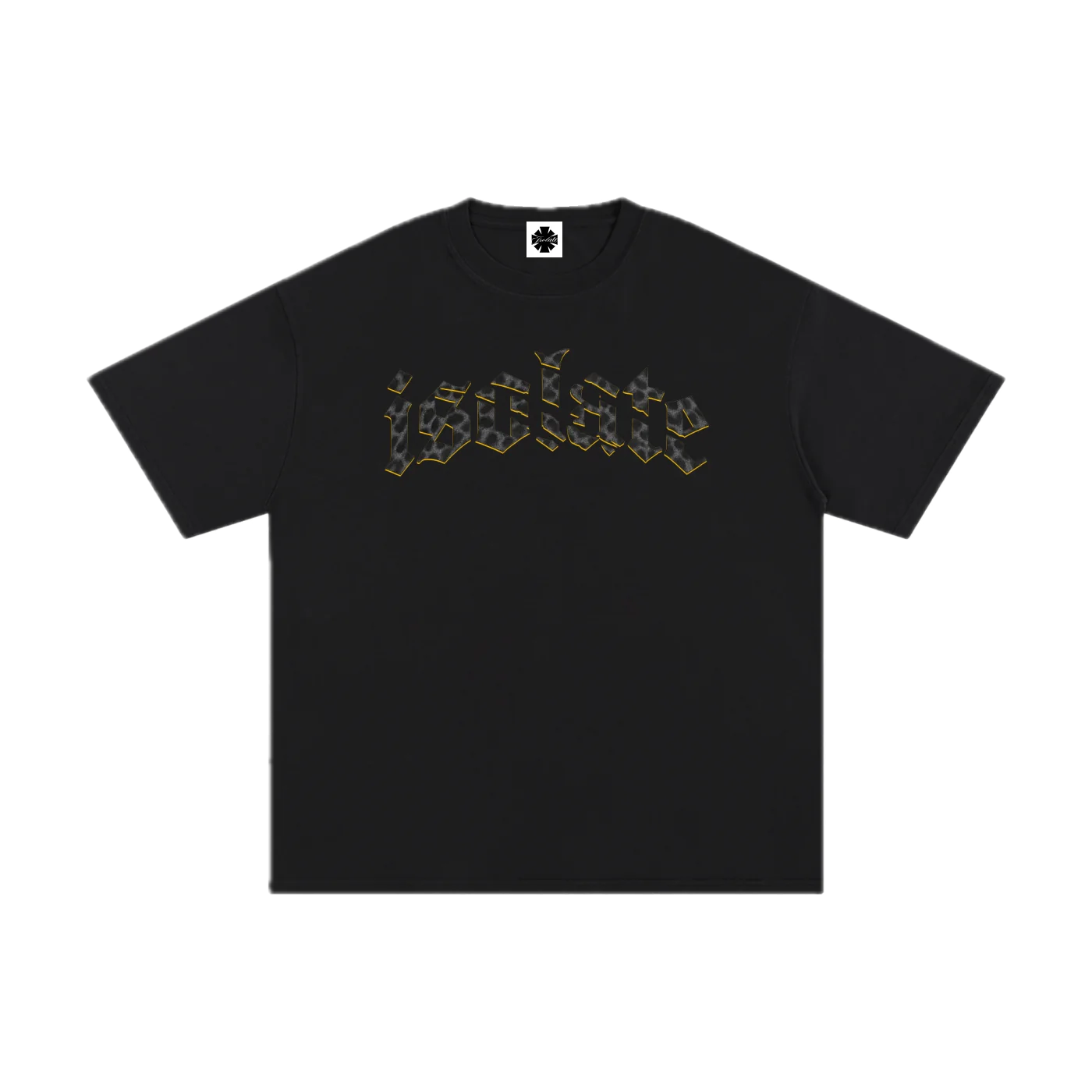 Isolate Leopard Logo Tee - front